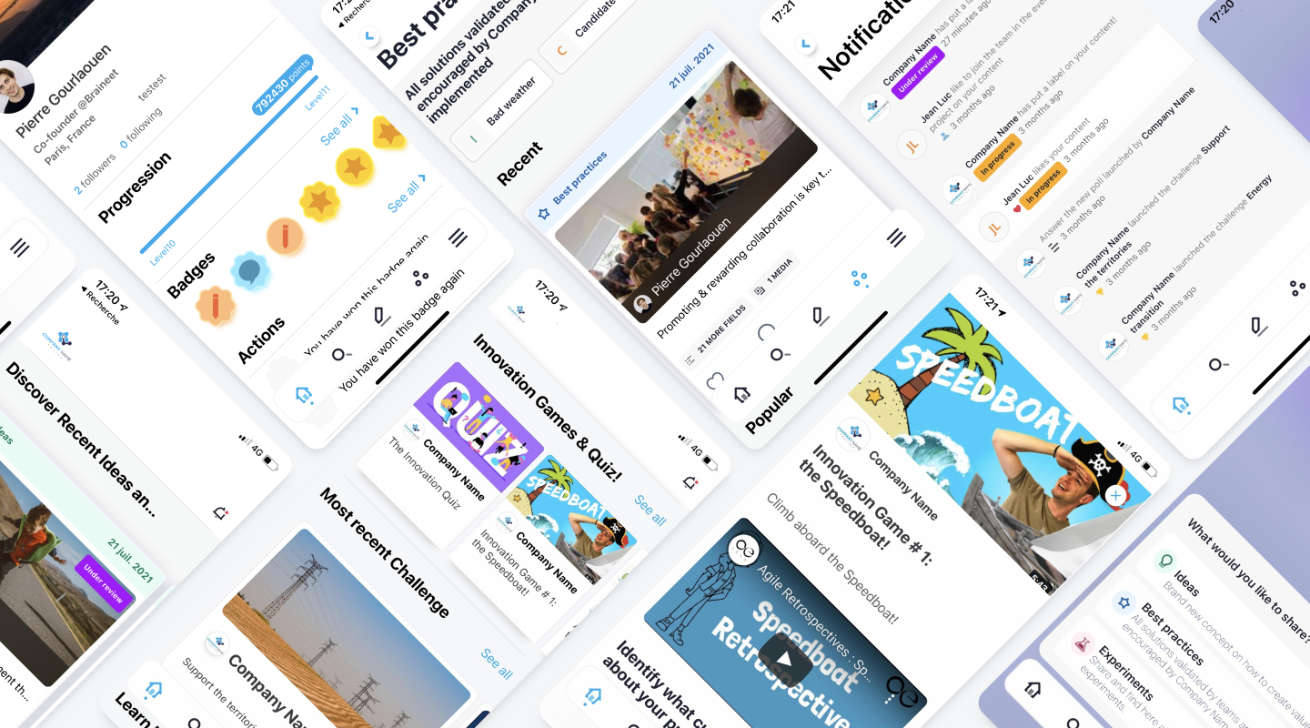 screenshot of Braineet Crowdsourcing